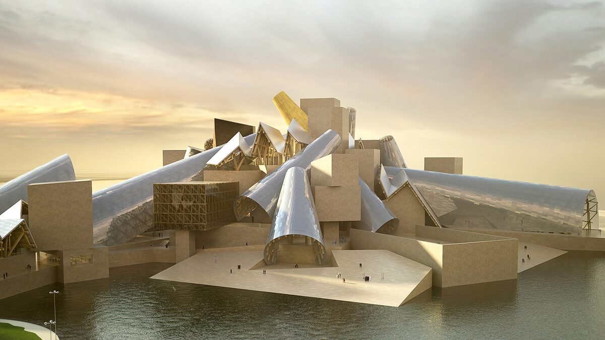 The Guggenheim Museum Abu Dhabi on Saadiyat Island.